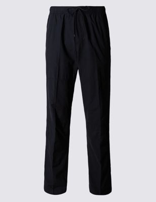 Cotton Rich Pull On Trousers